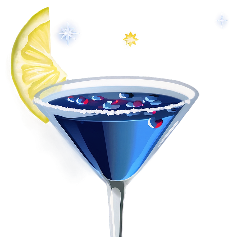 Midnight Blue Martini Png 89 PNG image
