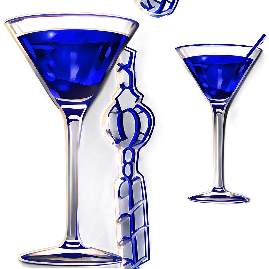 Midnight Blue Martini Png Vqe78 PNG image