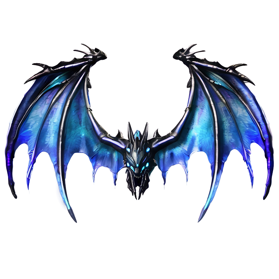 Midnight Dragon Wings Png 06122024 PNG image