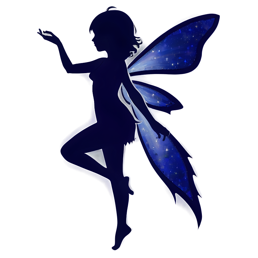 Midnight Fairy Silhouette Png Sri PNG image