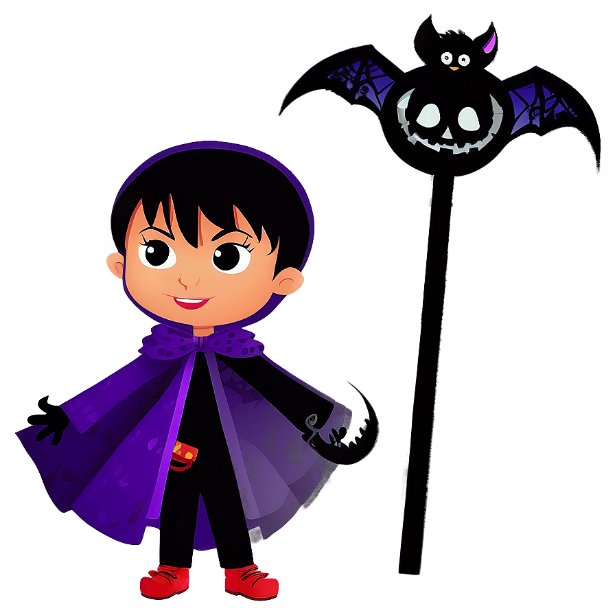 Midnight Halloween Cartoon Adventure Png 24 PNG image