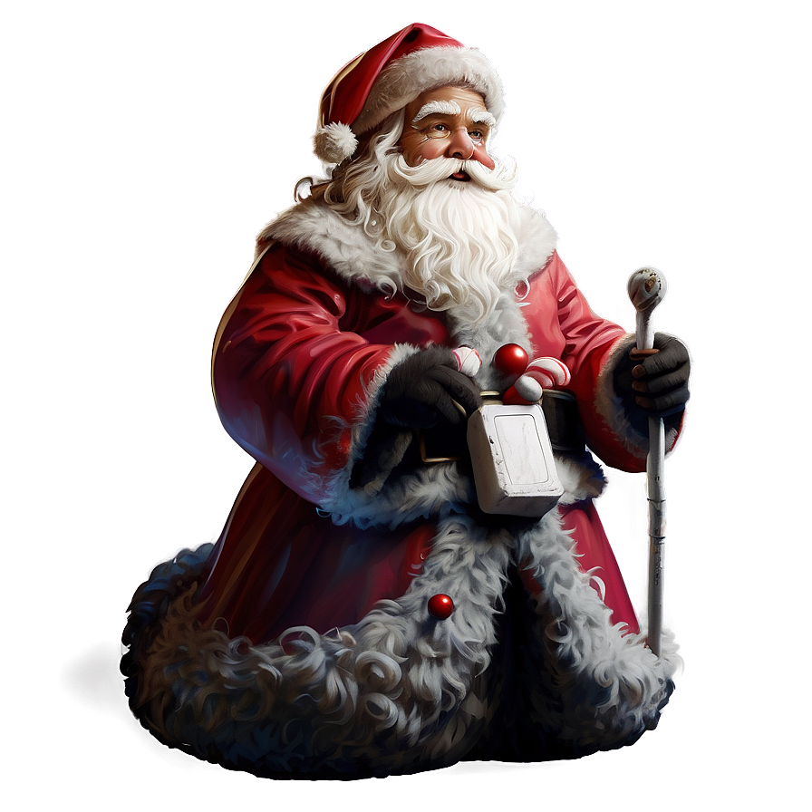 Midnight Santa Claus Png Dsl8 PNG image