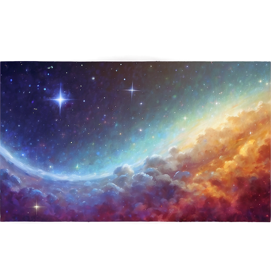 Midnight Stardust Sky Png Rej4 PNG image