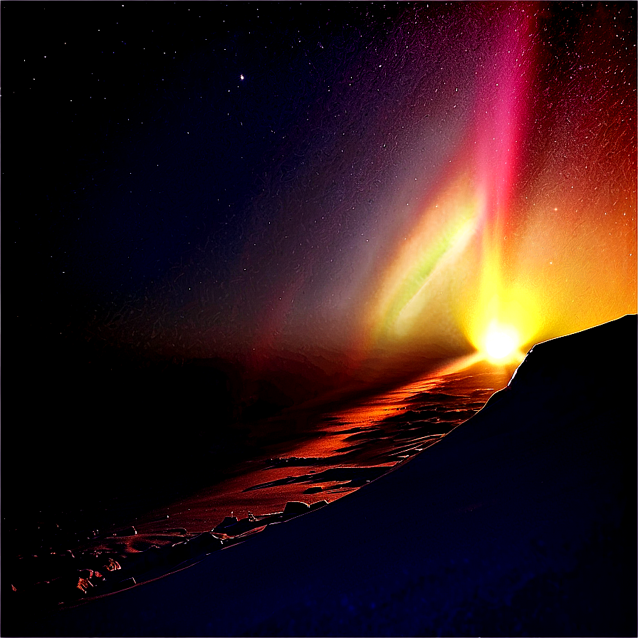 Midnight Sun At North Pole Png Rxn59 PNG image