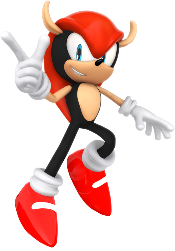 Mighty Armadillo Character Pose PNG image