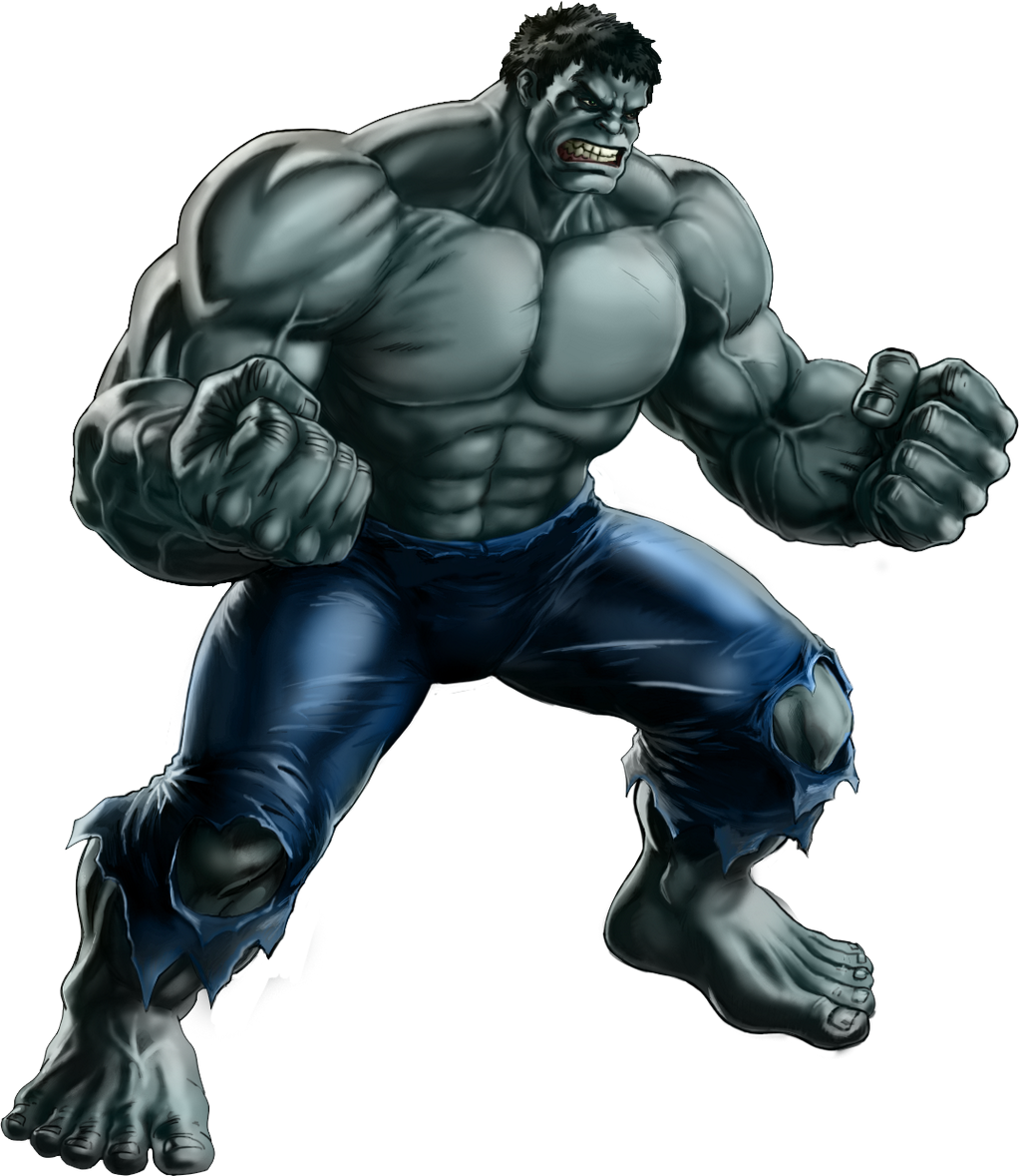 Mighty_ Hulk_ Illustration PNG image