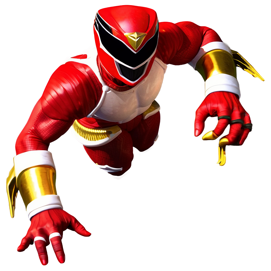 Mighty Morphin Red Ranger Png 06292024 PNG image