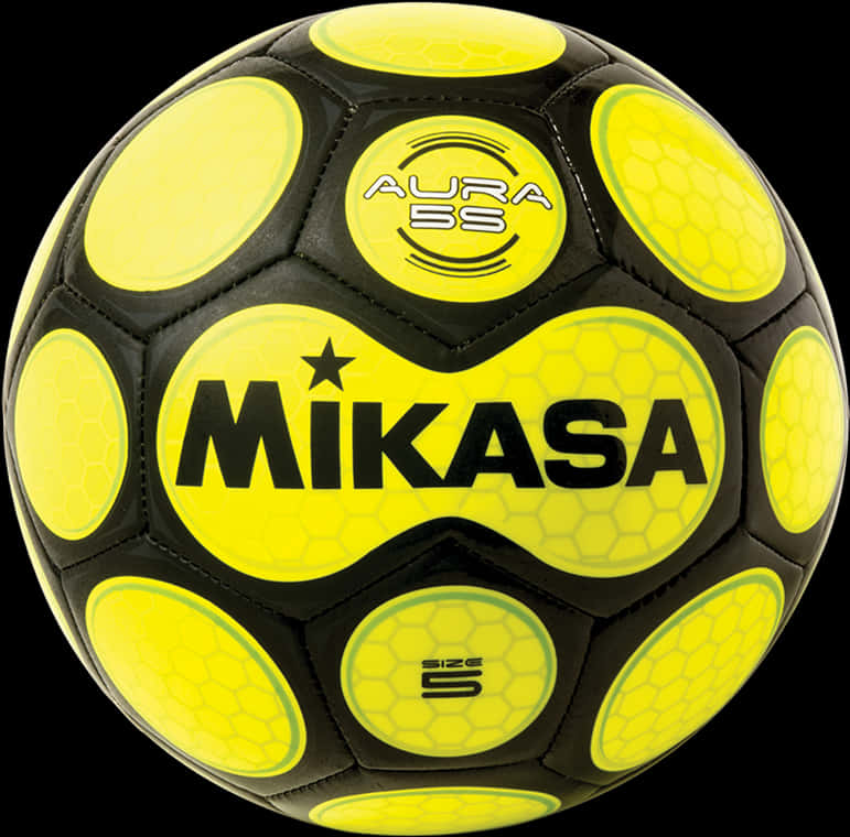 Mikasa Aura55 Soccer Ball PNG image