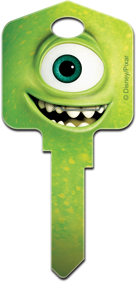 Mike Wazowski Key Design PNG image