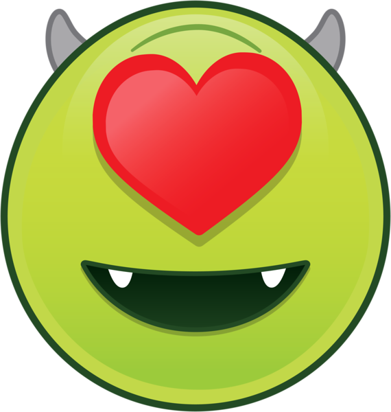 Mike Wazowski Love Emoji PNG image