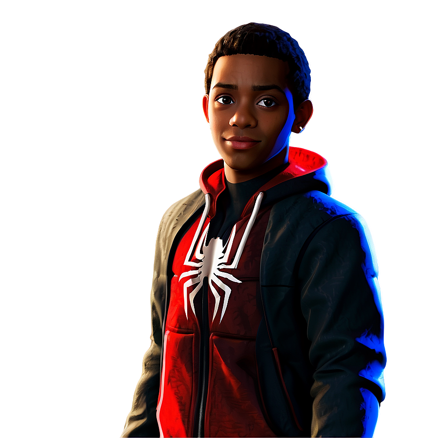 Miles Morales Comic Style Png 05032024 PNG image