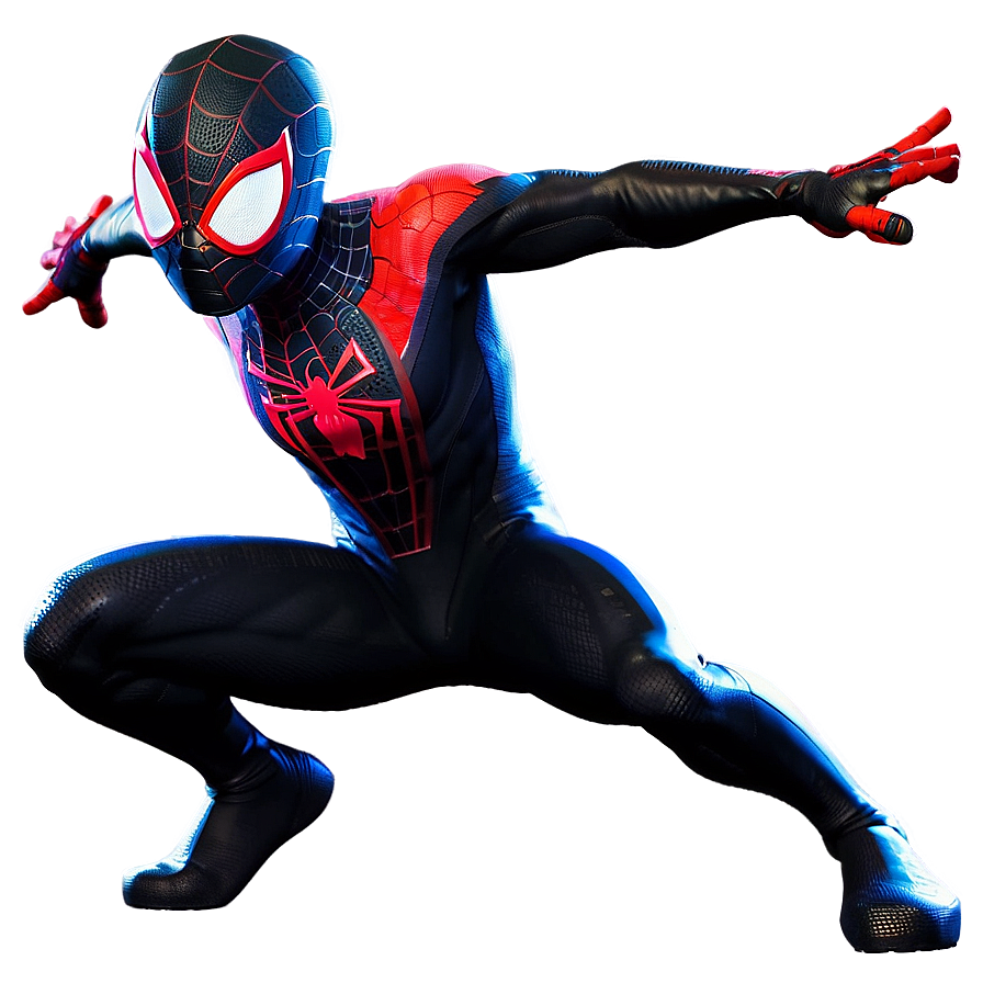 Miles Morales Signature Pose Png 05032024 PNG image