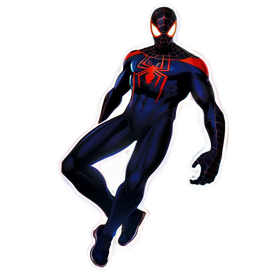 Miles Morales Silhouette Png 05032024 PNG image