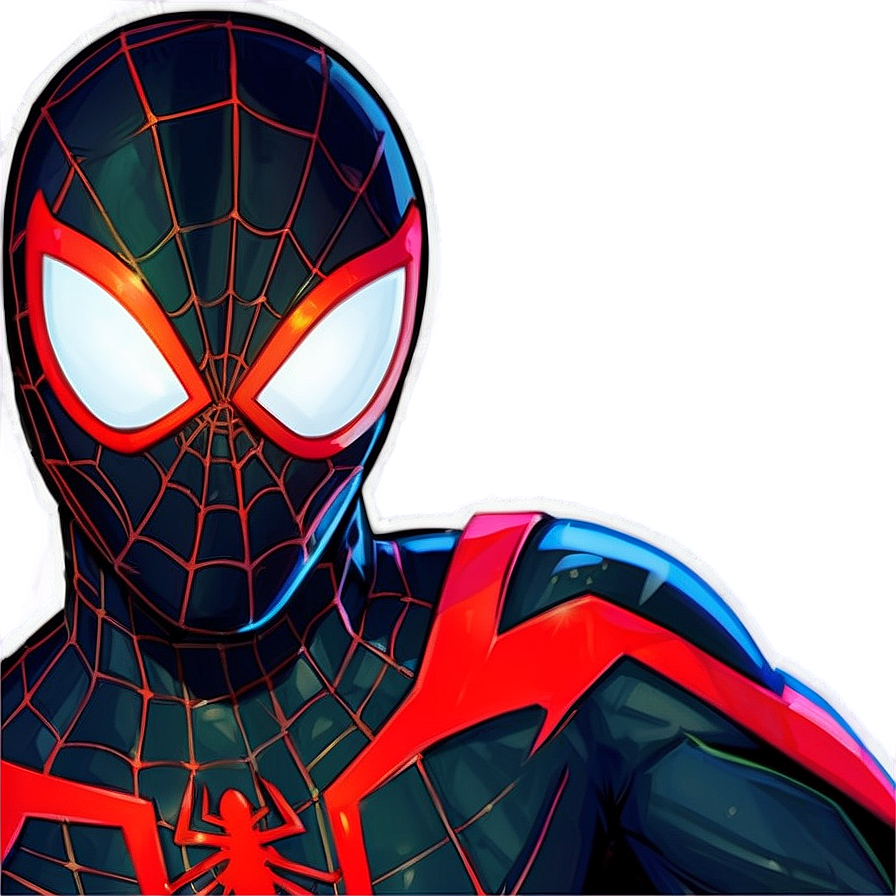 Miles Morales Unique Artwork Png 05032024 PNG image