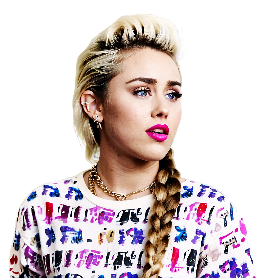 Miley Cyrus Fan Art Png 06252024 PNG image