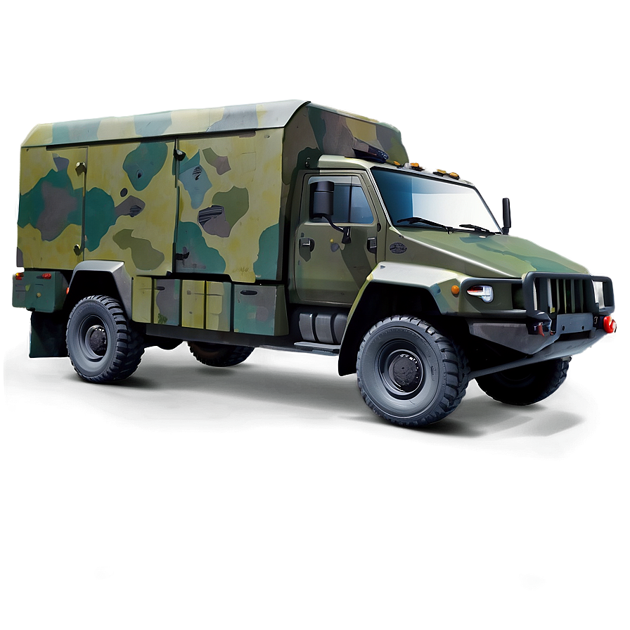 Military Armored Van Png 06202024 PNG image