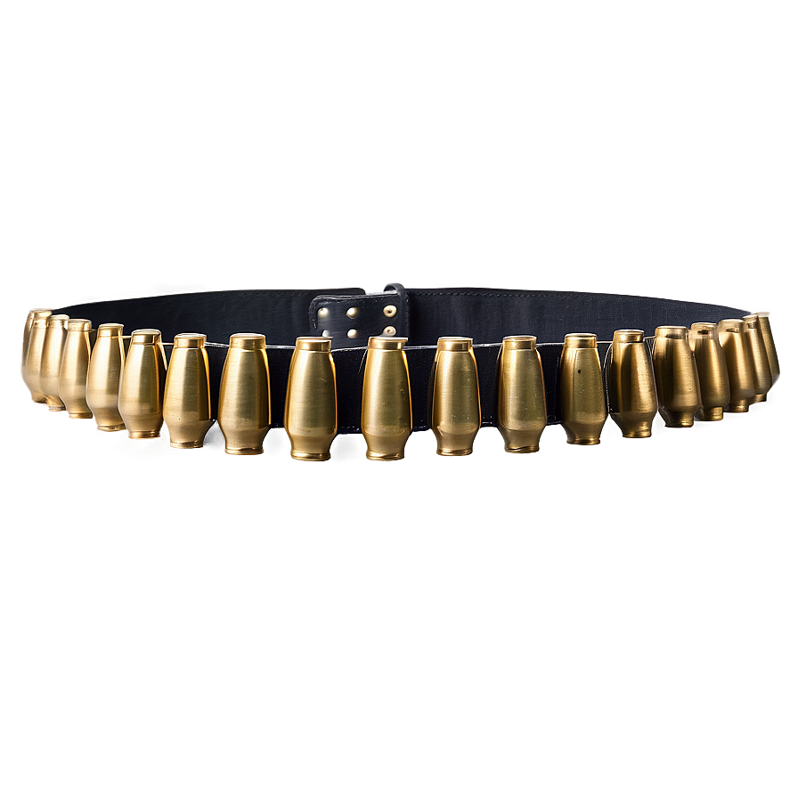 Military Bullet Belt Png 06272024 PNG image