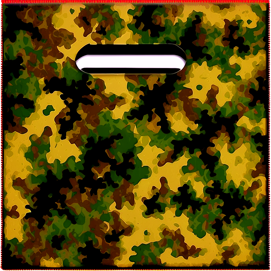 Military Camo Cornhole Bag Png Xwm PNG image