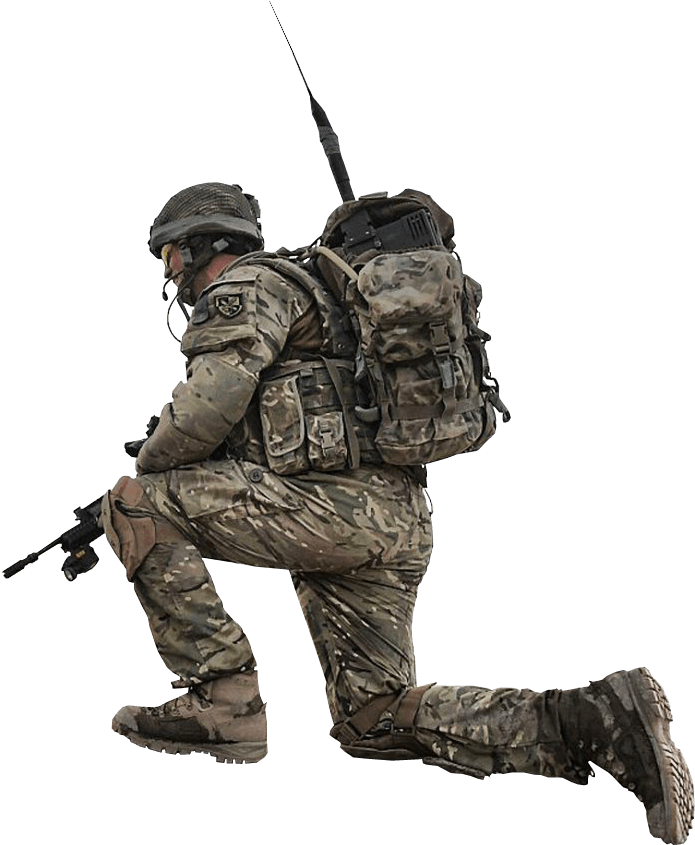 Military Personnelin Action PNG image