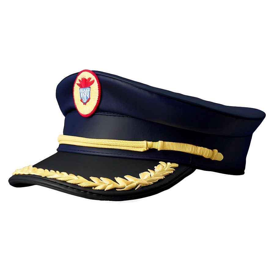 Military Pilot Hat Detail Png 06212024 PNG image