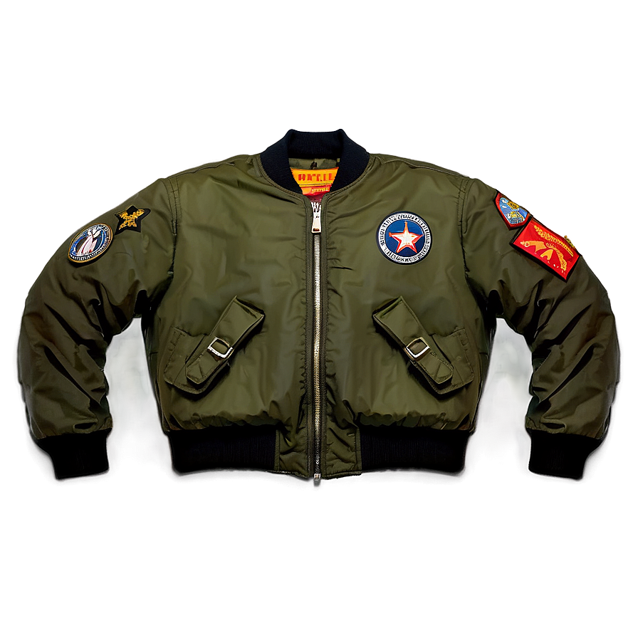 Military Style Bomber Png 06282024 PNG image