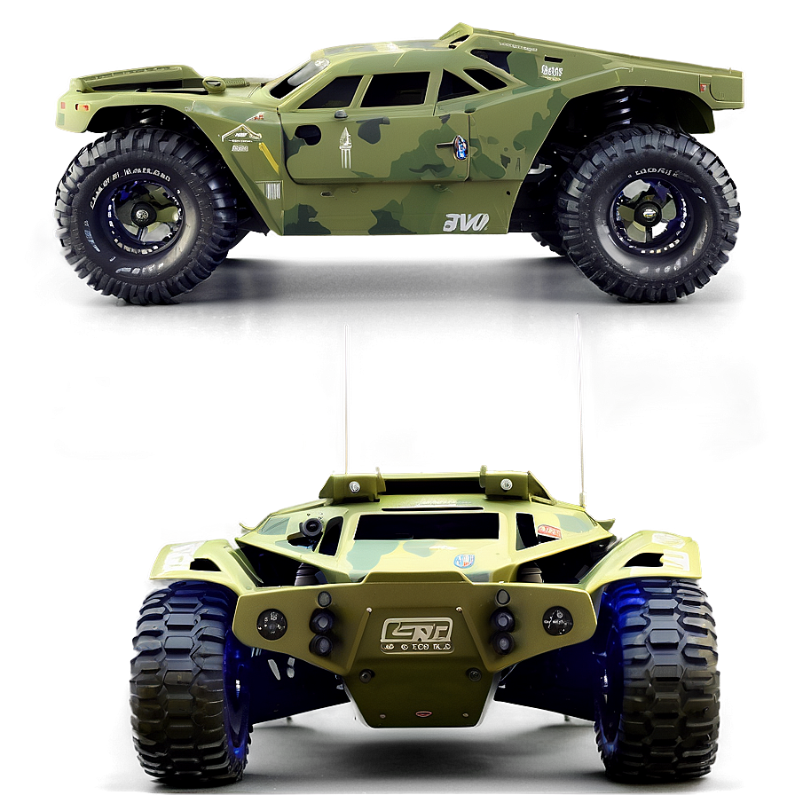 Military Style Rc Car Png 06252024 PNG image