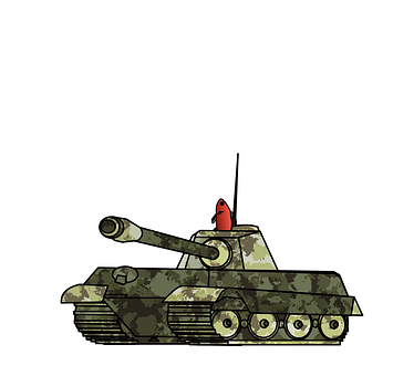 Military Tank Illustration PNG image