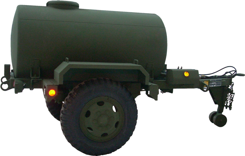 Military Water Tanker Trailer PNG image