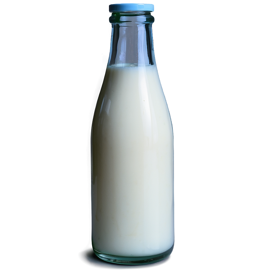 Milk Bottle And Glass Png Pjt83 PNG image