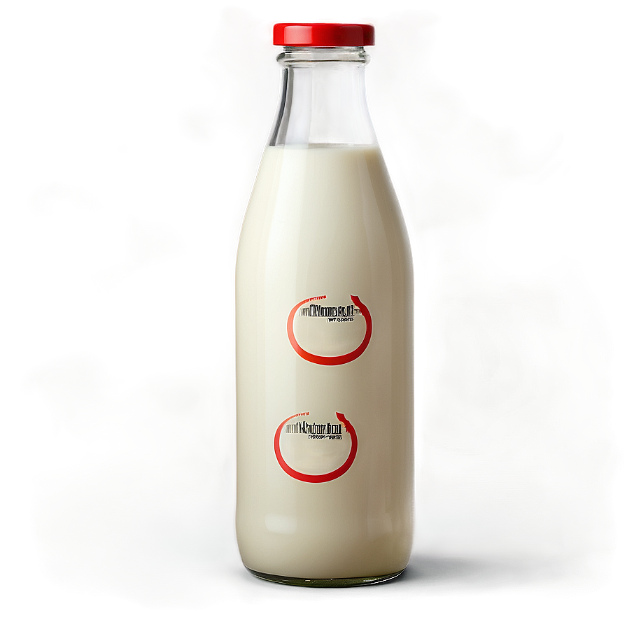 Milk Bottle Mockup Png 06212024 PNG image