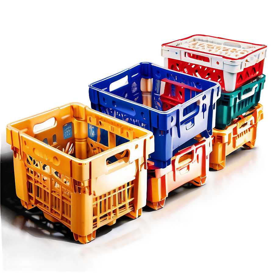 Milk Crate Storage Solution Png 06272024 PNG image