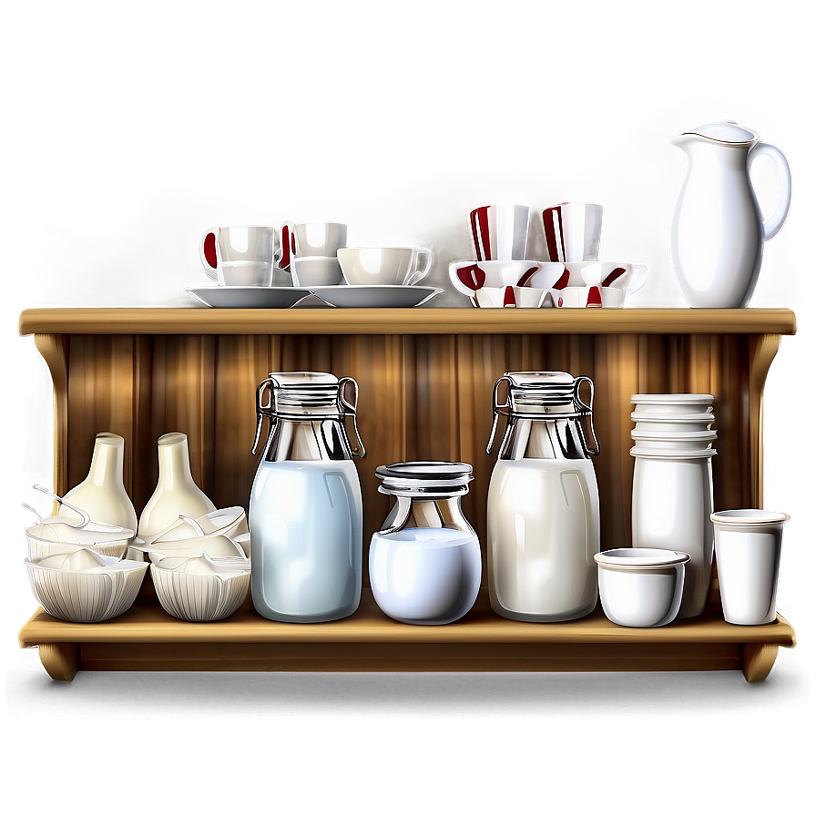 Milk Glass In Kitchen Setting Png 38 PNG image