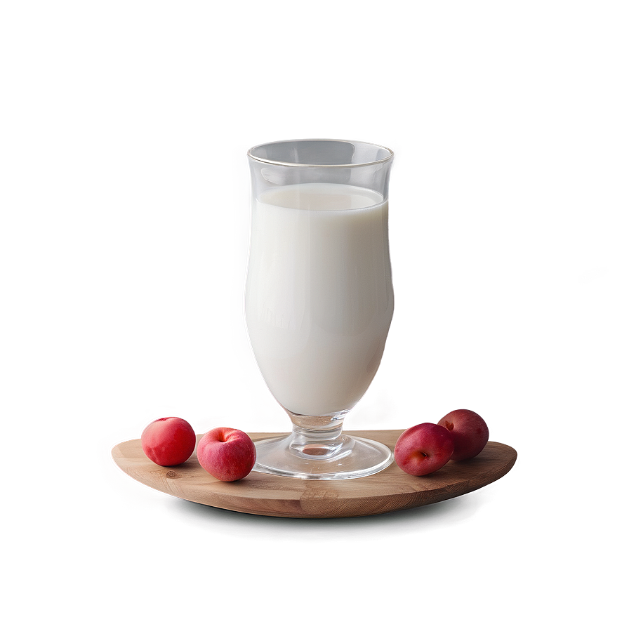 Milk Glass On Wooden Table Png 06262024 PNG image