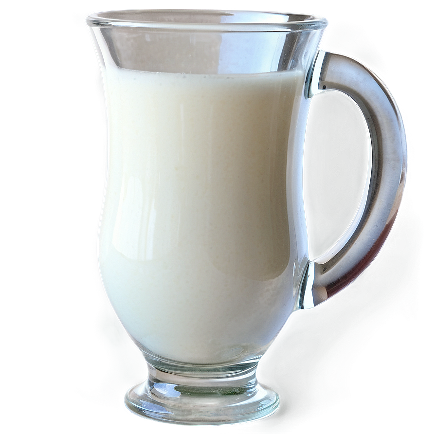 Milk Glass With Cream Top Png 06262024 PNG image