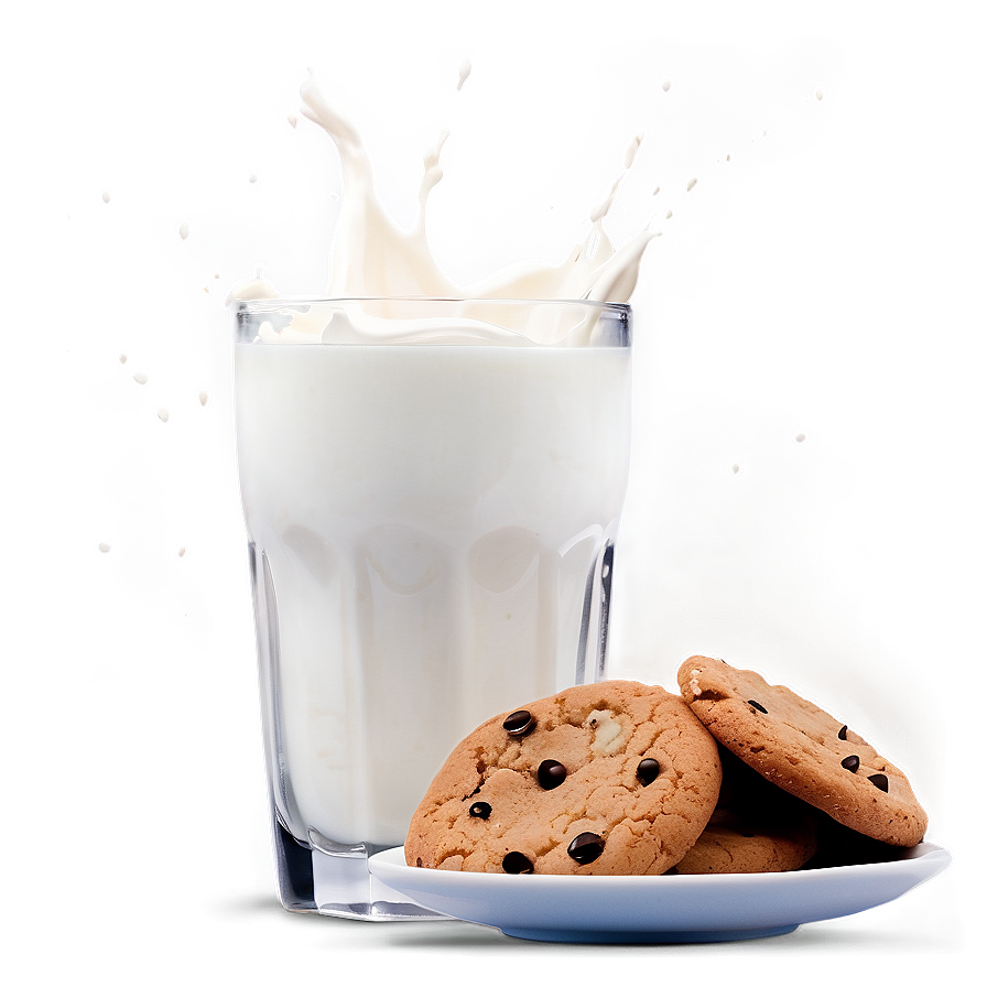 Milk Splash With Cookies Png Hya PNG image