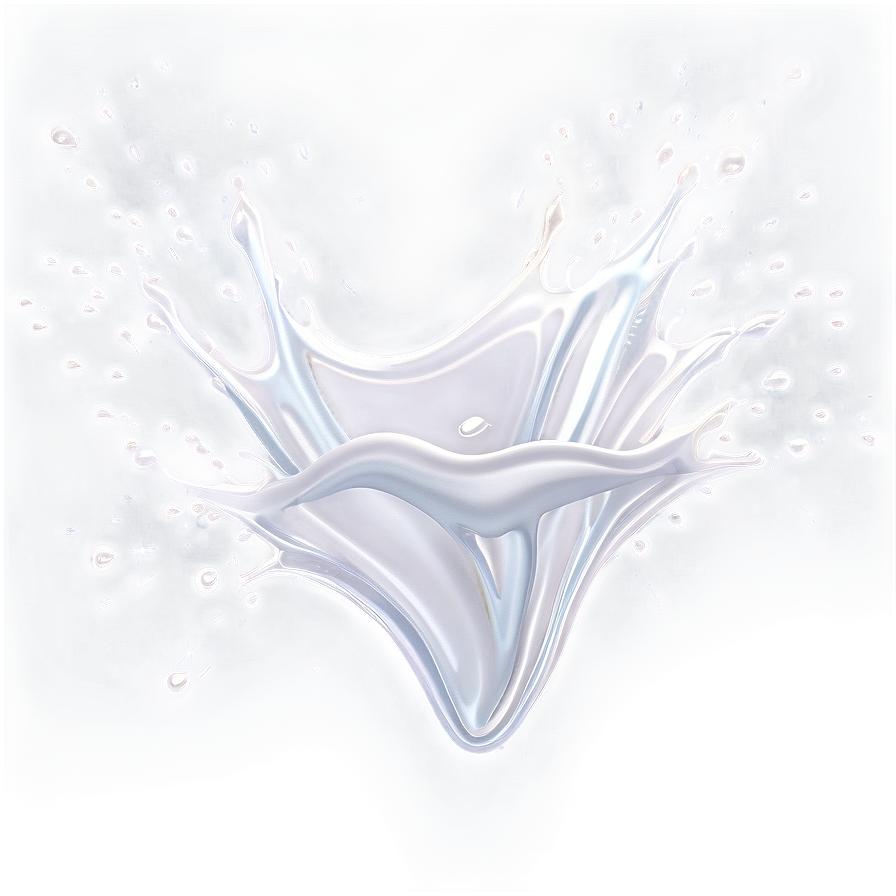 Milky White Splash Png Svp PNG image