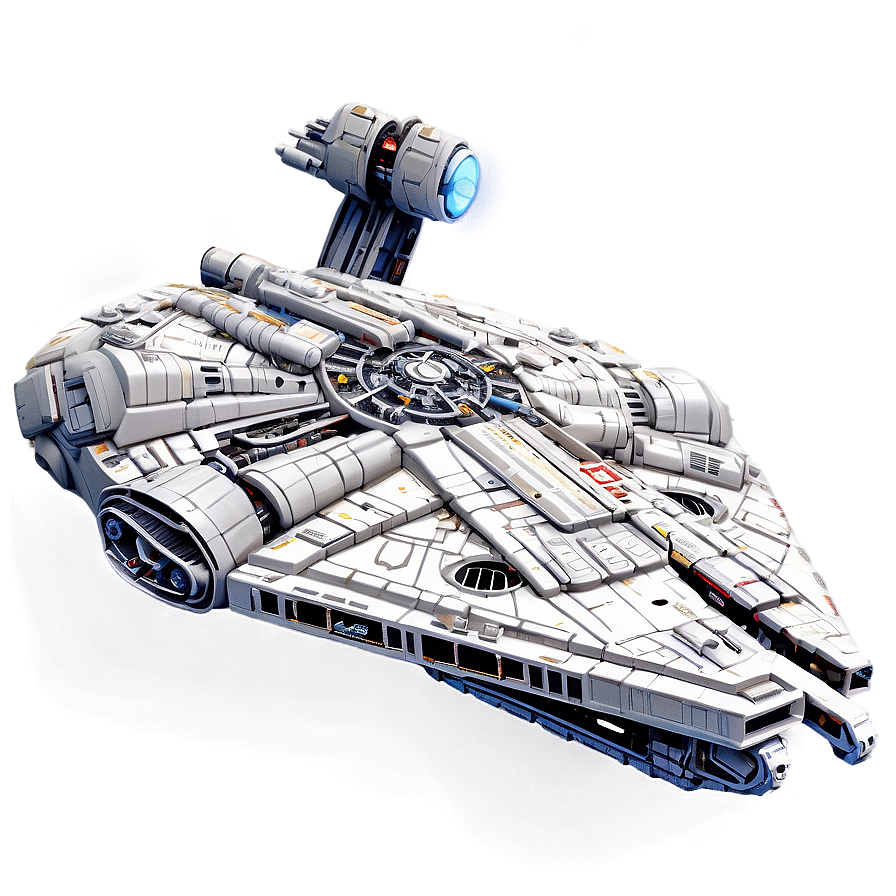 Millennium Falcon Detailed Cutaway Png Lvt69 PNG image