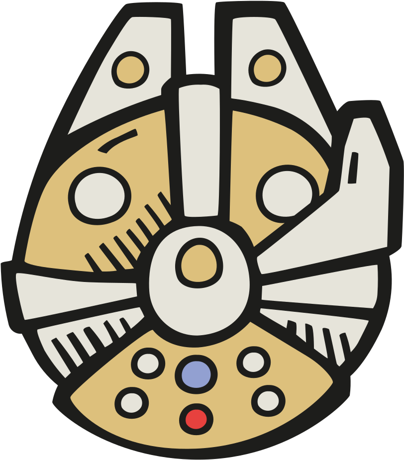 Millennium Falcon Icon PNG image