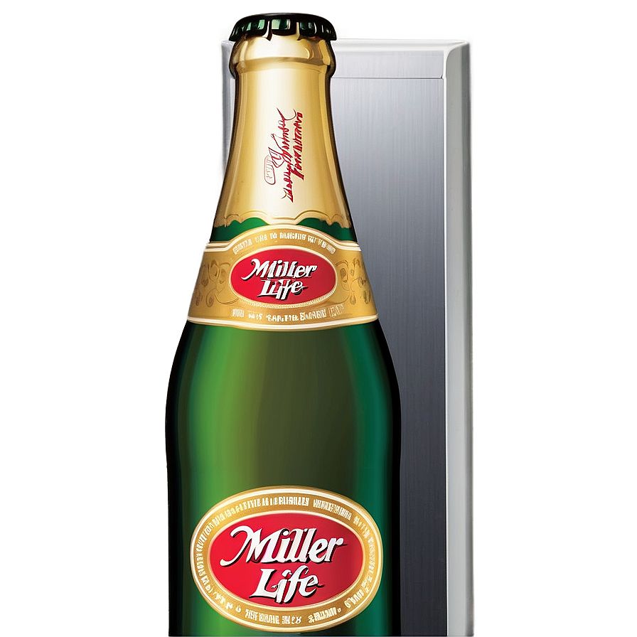 Miller High Life Beer Fridge Png Enl58 PNG image