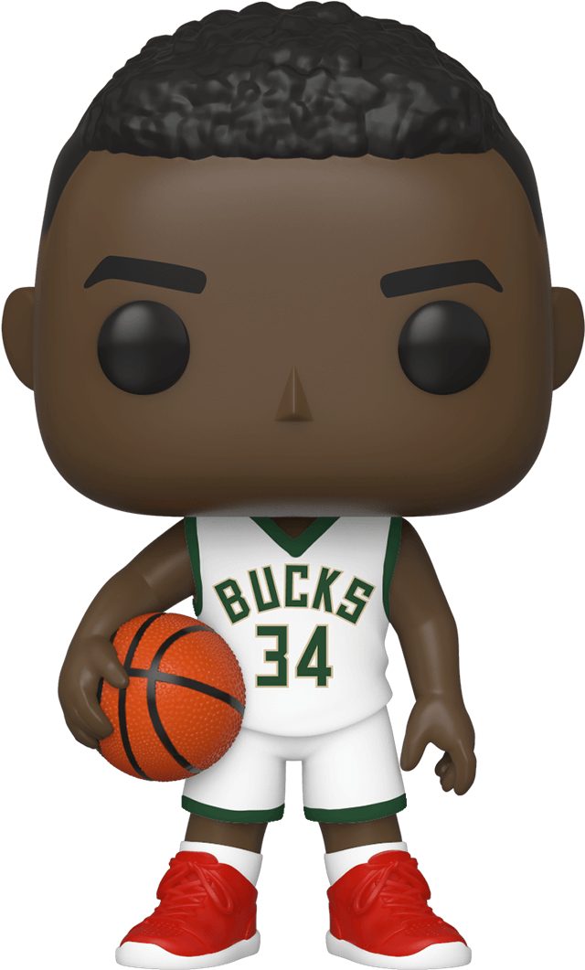 Milwaukee Bucks Basketball Player Figurine PNG image