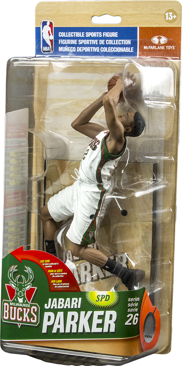 Milwaukee Bucks Jabari Parker Action Figure Packaging PNG image