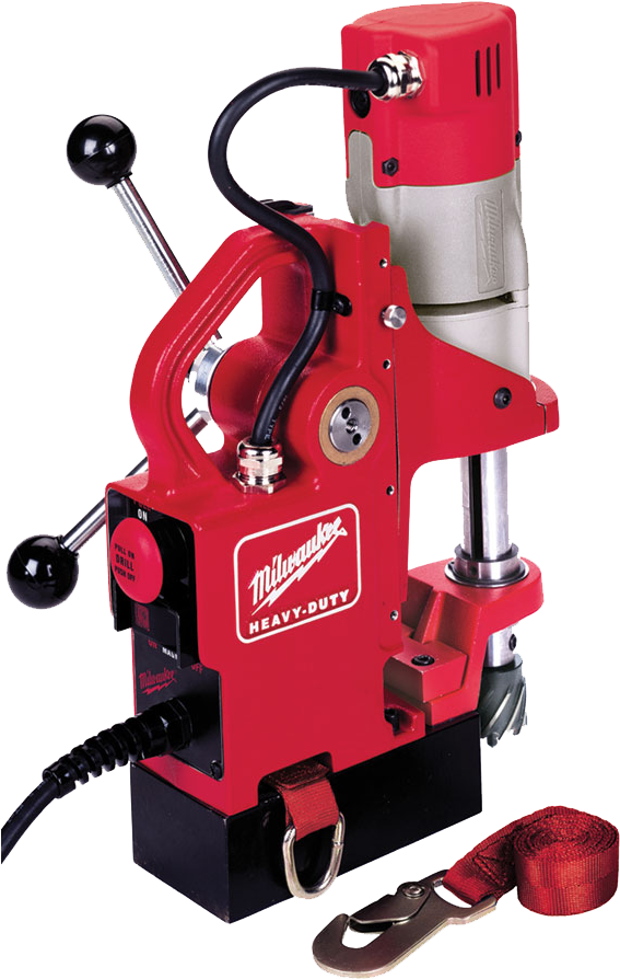 Milwaukee Heavy Duty Magnetic Drill Press PNG image