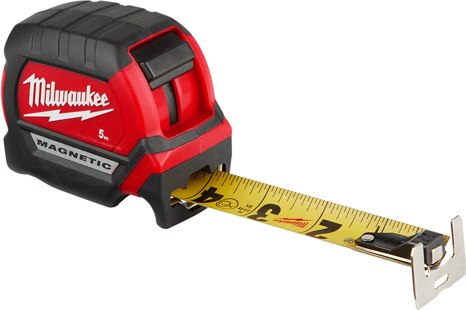 Milwaukee Magnetic Tape Measure PNG image