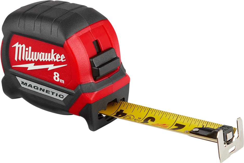 Milwaukee Magnetic Tape Measure8m PNG image