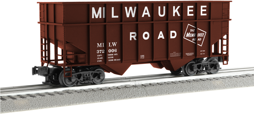 Milwaukee Road Freight Car Model PNG image