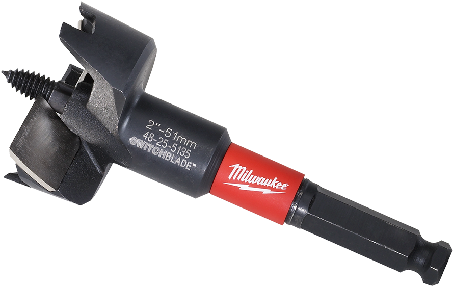 Milwaukee Switch Blade Selfeed Drill Bit PNG image