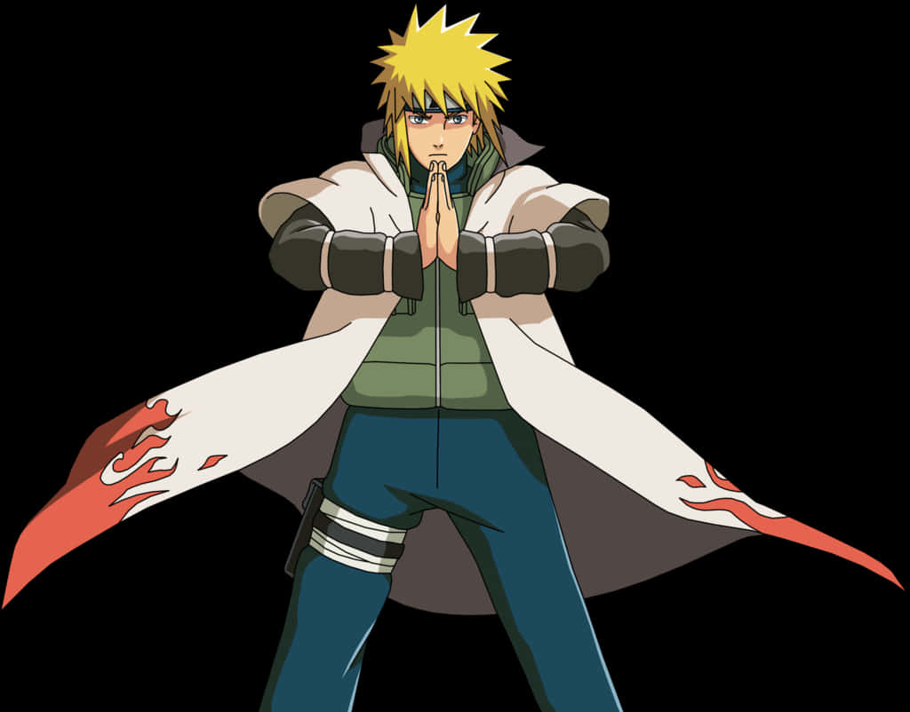 Minato Namikaze Fourth Hokage PNG image