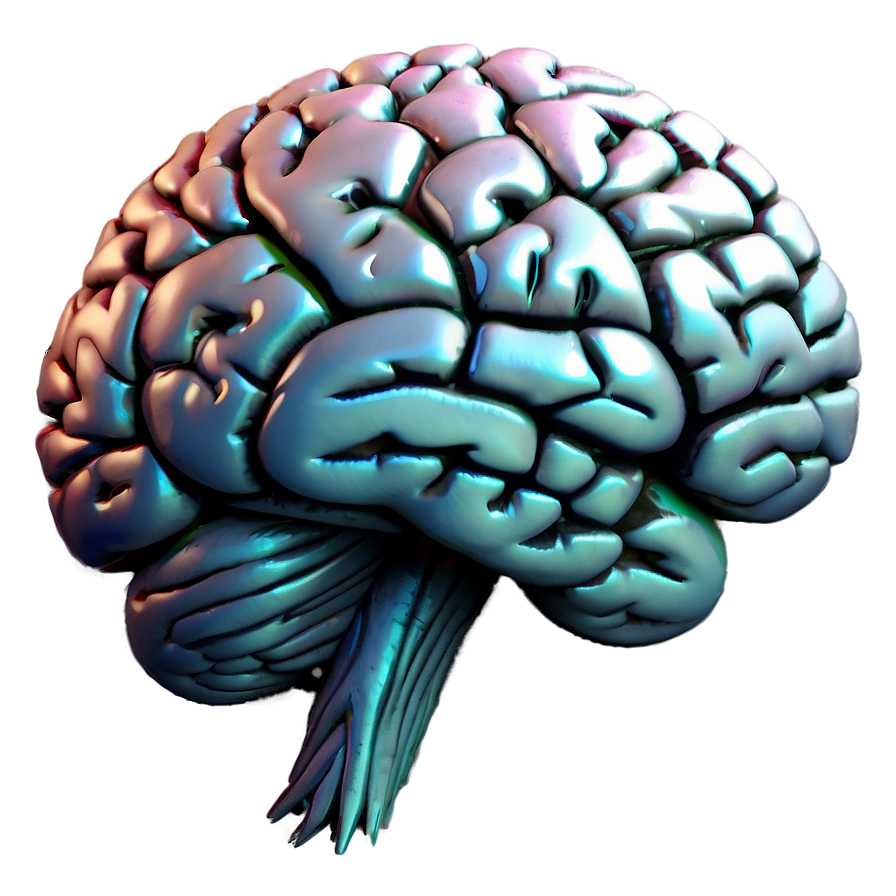 Mind Blossom Brain Emoji Png 06132024 PNG image