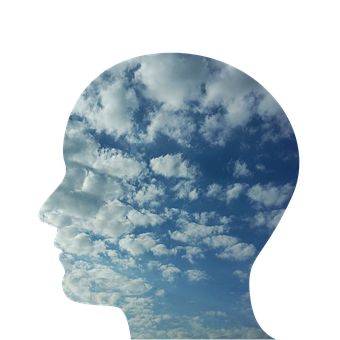 Mindful Sky Silhouette PNG image