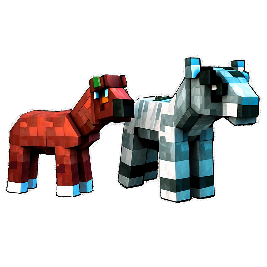 Minecraft Animal Models Png Mnl18 PNG image